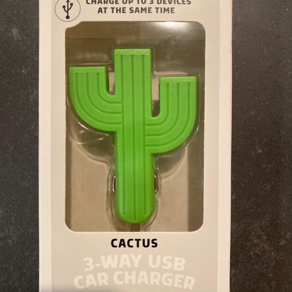 CACTUS CAR CHARGER!!!!